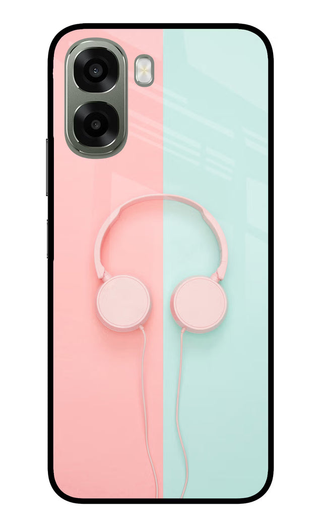 Music Lover Oppo A6x 5G Glass Case Back Cover by Casekaro
