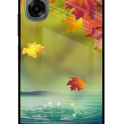 Flowers Oppo A6x 5G Glass Case Back Cover by Casekaro