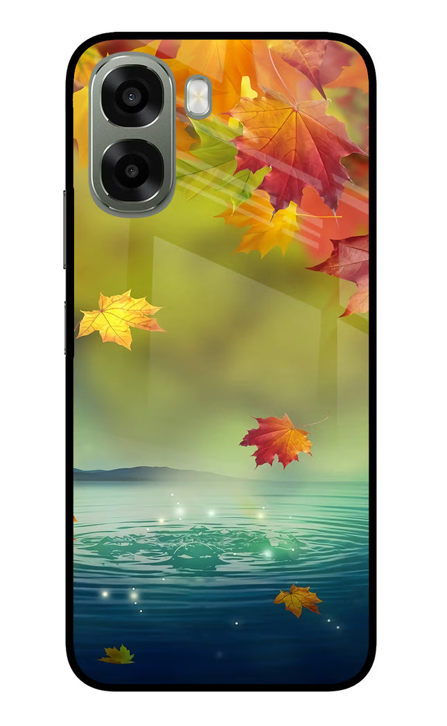 Flowers Oppo A6x 5G Glass Case Back Cover by Casekaro