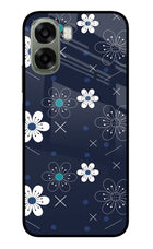 Flowers Oppo A6x 5G Glass Case Back Cover by Casekaro