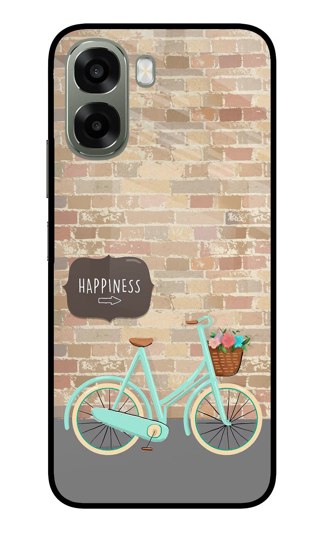 Happiness Artwork Oppo A6x 5G Glass Case