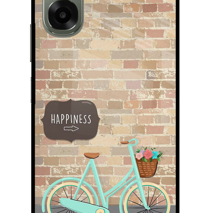 Happiness Artwork Oppo A6x 5G Glass Case Back Cover by Casekaro