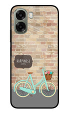 Happiness Artwork Oppo A6x 5G Glass Case Back Cover by Casekaro