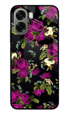 Flowers Oppo A6x 5G Glass Case Back Cover by Casekaro