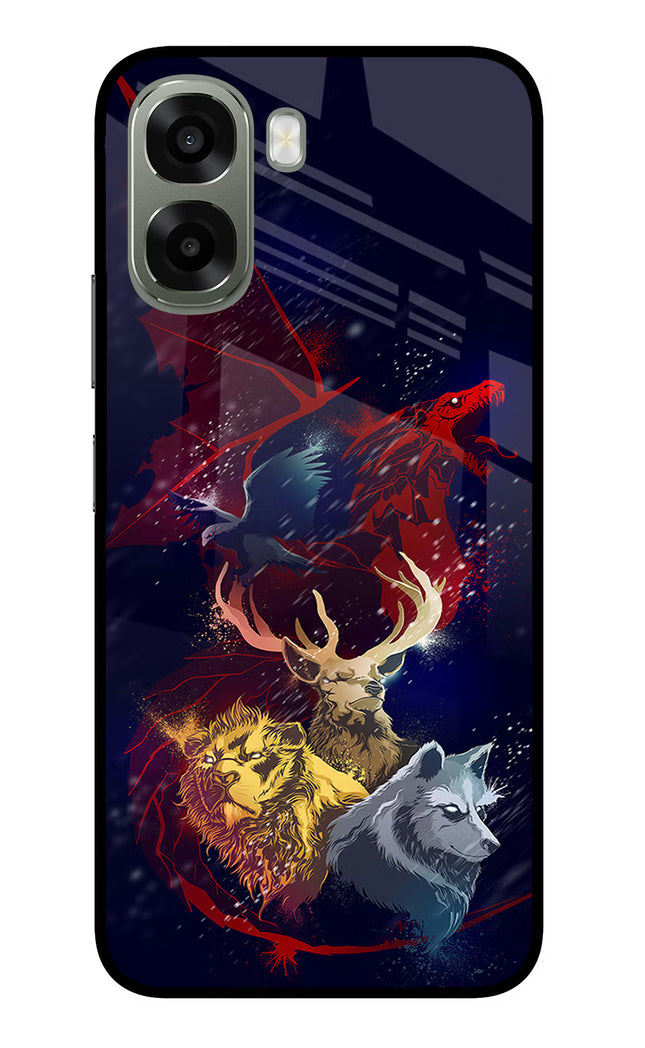 Game Of Thrones Oppo A6x 5G Glass Case Back Cover by Casekaro