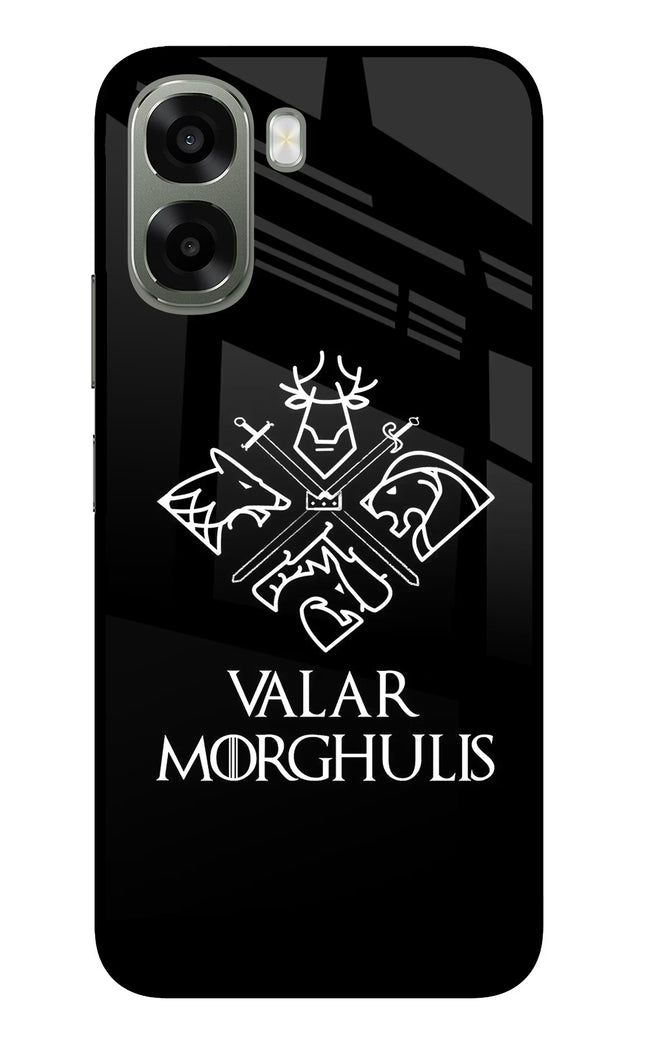 Valar Morghulis | Game Of Thrones Oppo A6x 5G Glass Case Back Cover by Casekaro
