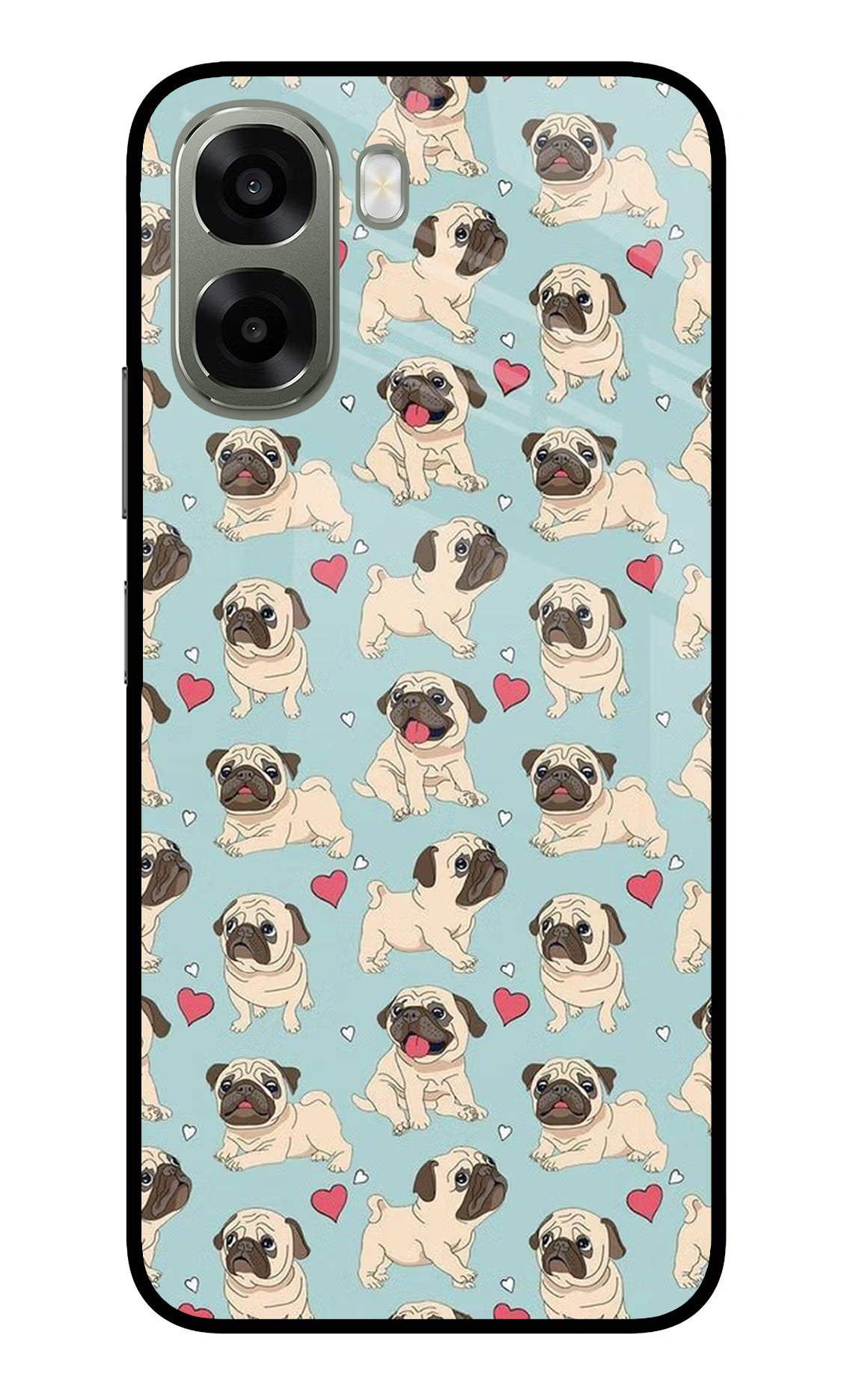 Pug Dog Oppo A6x 5G Glass Case