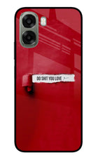 Do Shit You Love Oppo A6x 5G Glass Case Back Cover by Casekaro