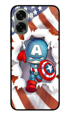Captain America Oppo A6x 5G Glass Case Back Cover by Casekaro