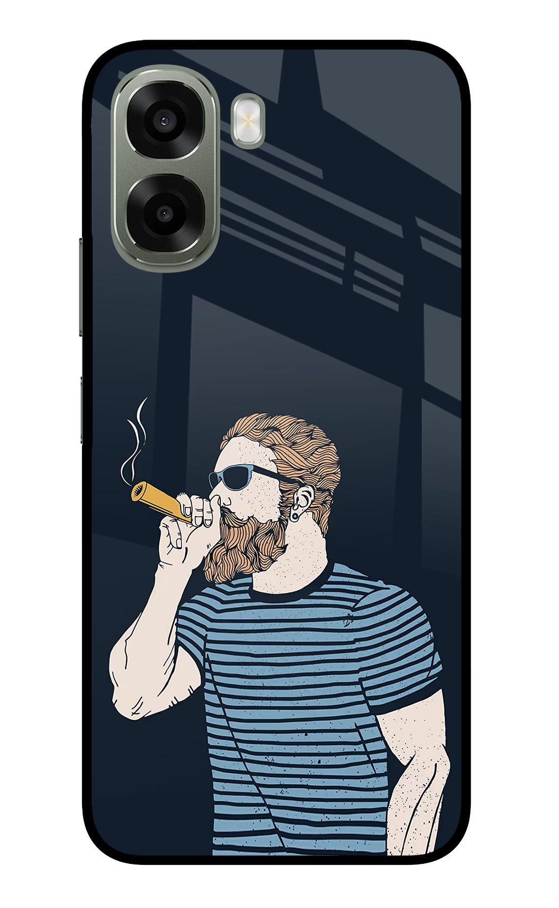 Smoking Oppo A6x 5G Glass Case