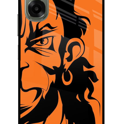 Hanuman Oppo A6x 5G Glass Case Back Cover by Casekaro