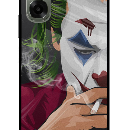 Joker Smoking Oppo A6x 5G Glass Case Back Cover by Casekaro