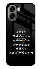 FRIENDS Character Oppo A6x 5G Glass Case Back Cover by Casekaro