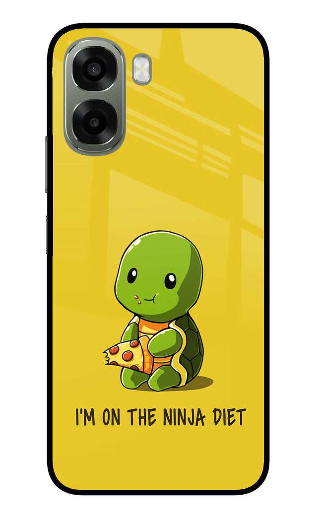 I'm on Ninja Diet Oppo A6x 5G Glass Case Back Cover by Casekaro