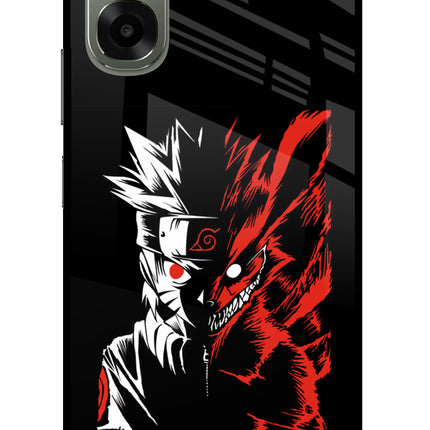 Naruto Two Face Oppo A6x 5G Glass Case Back Cover by Casekaro