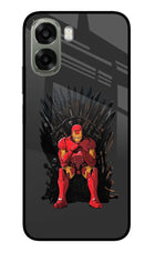 Ironman Throne Oppo A6x 5G Glass Case Back Cover by Casekaro