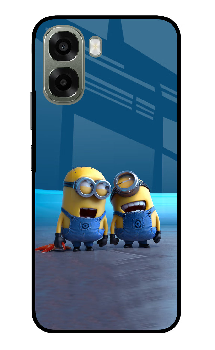 Minion Laughing Oppo A6x 5G Back Cover, Glass case