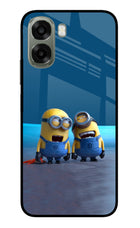 Minion Laughing Oppo A6x 5G Glass Case Back Cover by Casekaro
