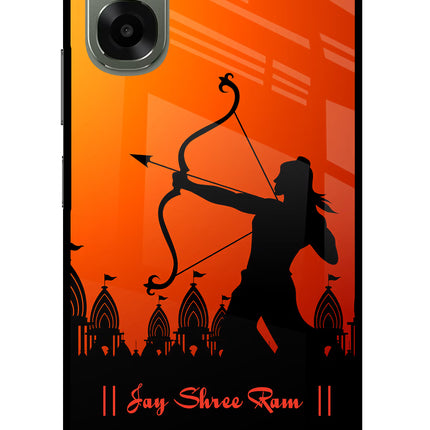 Lord Ram - 4 Oppo A6x 5G Glass Case Back Cover by Casekaro