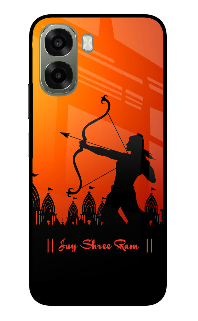 Lord Ram - 4 Oppo A6x 5G Glass Case Back Cover by Casekaro