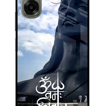 Om Namah Shivay Oppo A6x 5G Glass Case Back Cover by Casekaro