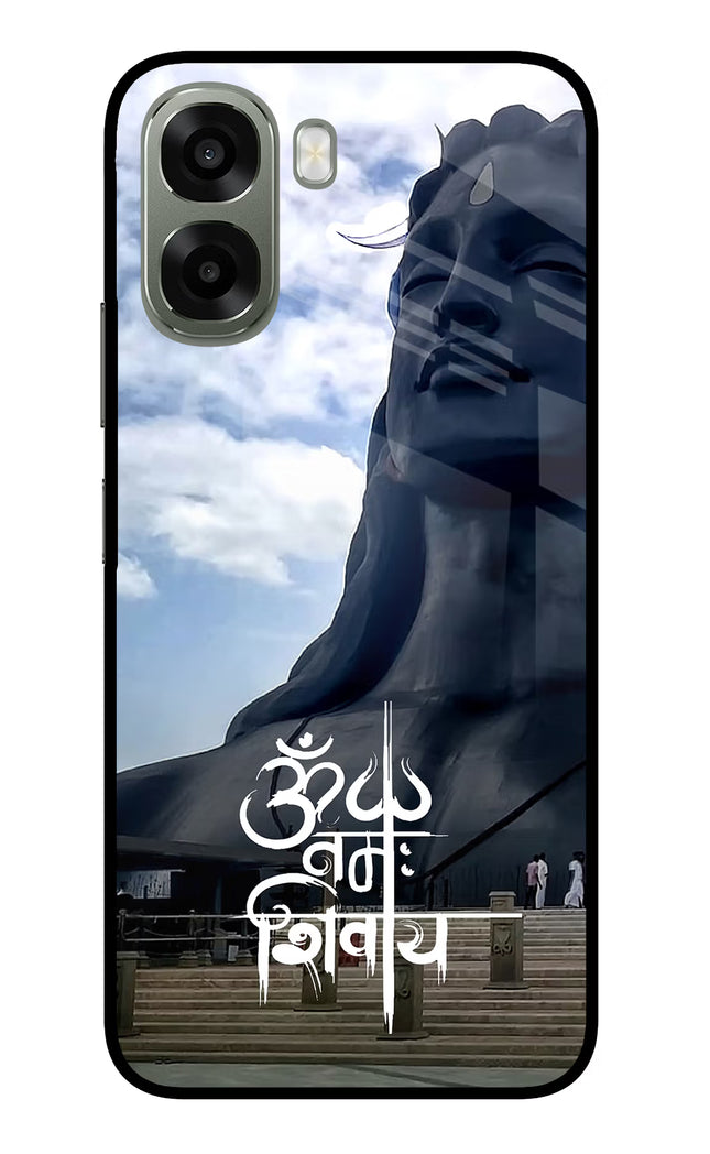 Om Namah Shivay Oppo A6x 5G Glass Case Back Cover by Casekaro