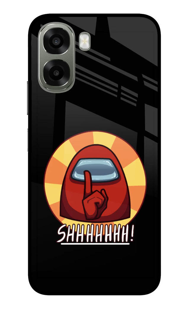 Among Us Shhh! Oppo A6x 5G Glass Case Back Cover by Casekaro