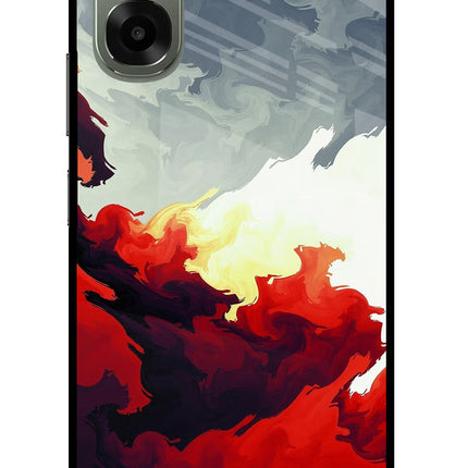 Fire Cloud Oppo A6x 5G Glass Case Back Cover by Casekaro