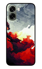 Fire Cloud Oppo A6x 5G Glass Case Back Cover by Casekaro