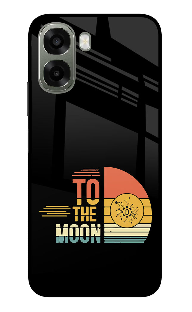 To the Moon Oppo A6x 5G Glass Case Back Cover by Casekaro