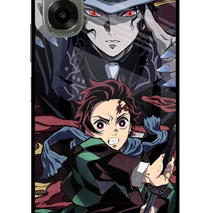 Demon Slayer Oppo A6x 5G Glass Case Back Cover by Casekaro