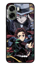 Demon Slayer Oppo A6x 5G Glass Case Back Cover by Casekaro