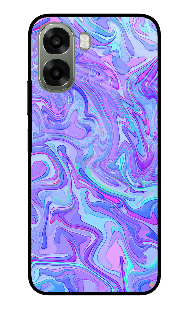Glitter Oppo A6x 5G Glass Case Back Cover by Casekaro