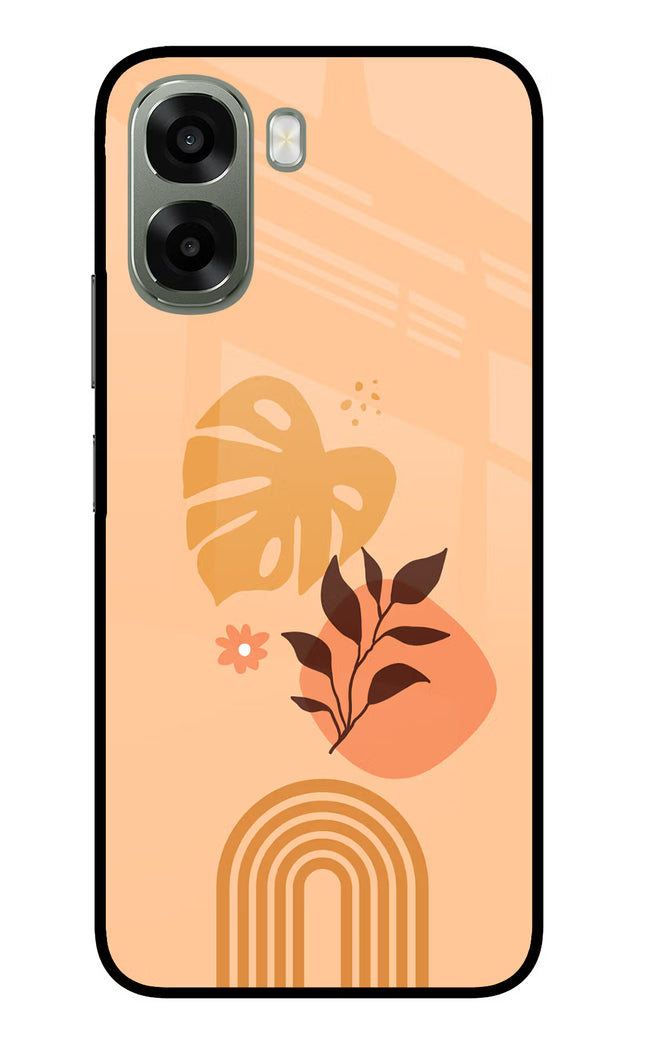 Bohemian Art Oppo A6x 5G Glass Case Back Cover by Casekaro