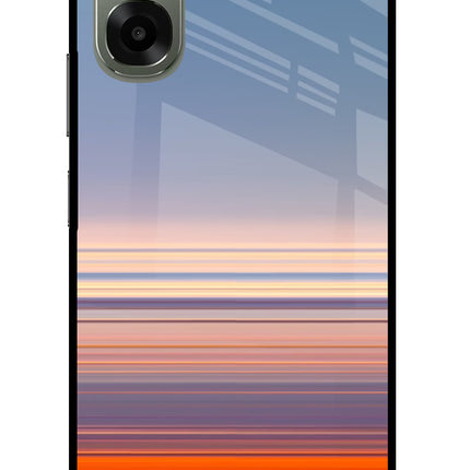 Morning Colors Oppo A6x 5G Glass Case Back Cover by Casekaro