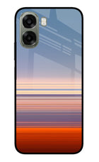 Morning Colors Oppo A6x 5G Glass Case Back Cover by Casekaro