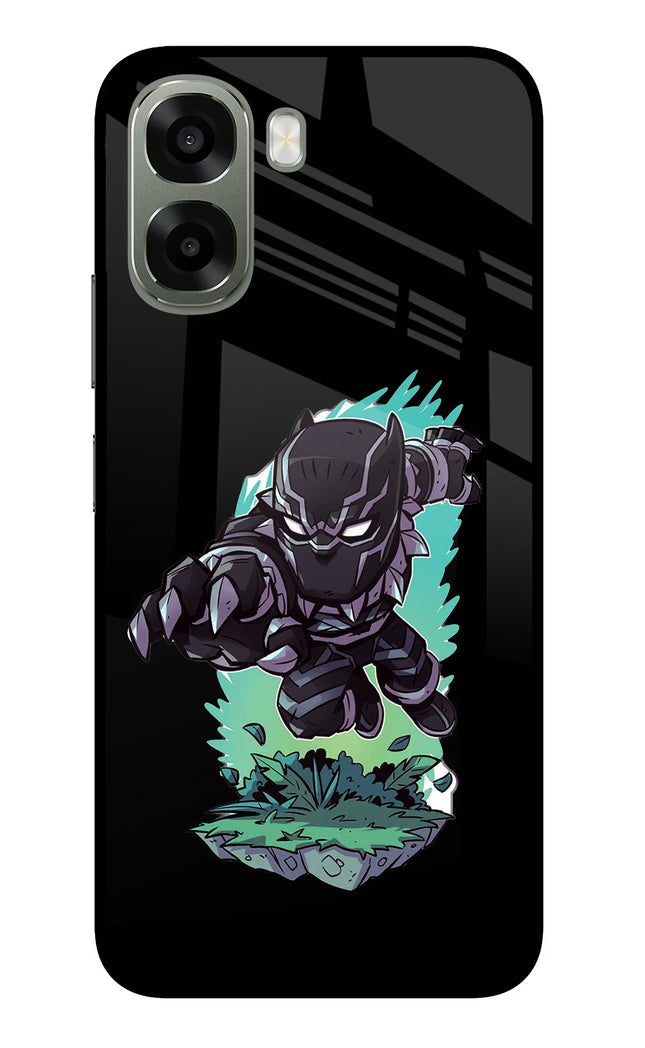 Black Panther Oppo A6x 5G Glass Case Back Cover by Casekaro