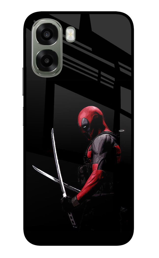 Deadpool Oppo A6x 5G Glass Case Back Cover by Casekaro