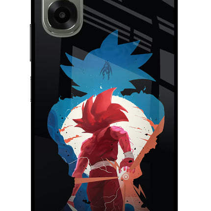Goku Oppo A6x 5G Glass Case Back Cover by Casekaro