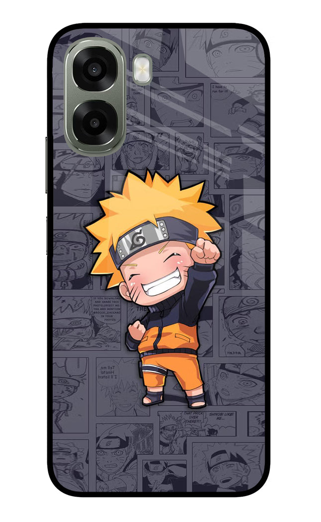 Chota Naruto Oppo A6x 5G Glass Case Back Cover by Casekaro