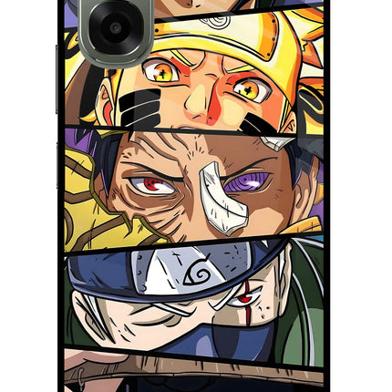 Naruto Character Oppo A6x 5G Glass Case Back Cover by Casekaro