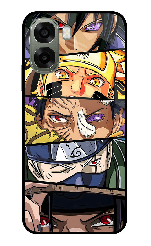 Naruto Character Oppo A6x 5G Glass Case Back Cover by Casekaro
