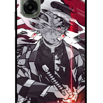 Demon Slayer Oppo A6x 5G Glass Case Back Cover by Casekaro
