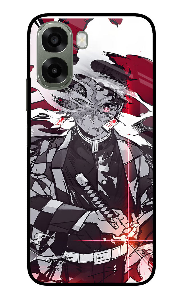 Demon Slayer Oppo A6x 5G Glass Case Back Cover by Casekaro
