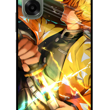 Demon Slayer Oppo A6x 5G Glass Case Back Cover by Casekaro