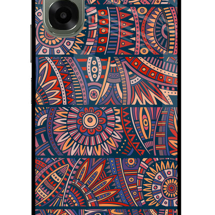 African Culture Design Oppo A6x 5G Glass Case Back Cover by Casekaro