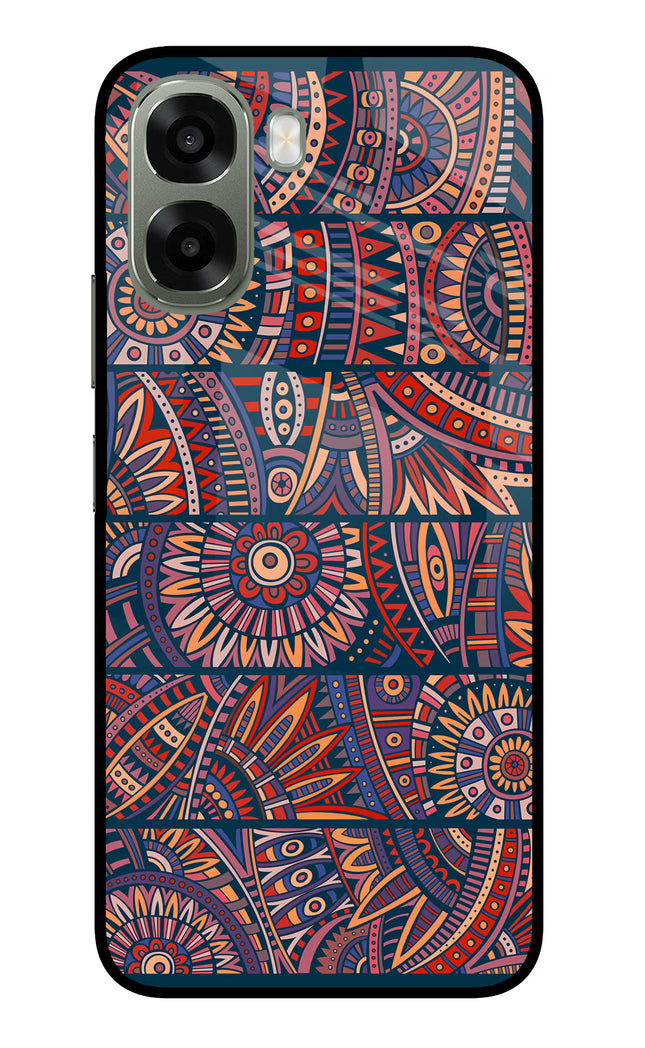 African Culture Design Oppo A6x 5G Glass Case Back Cover by Casekaro