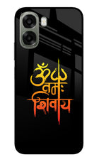 Om Namah Shivay Oppo A6x 5G Glass Case Back Cover by Casekaro