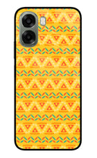 Tribal Pattern Oppo A6x 5G Glass Case Back Cover by Casekaro