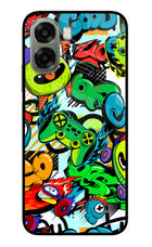 Game Doodle Oppo A6x 5G Glass Case Back Cover by Casekaro